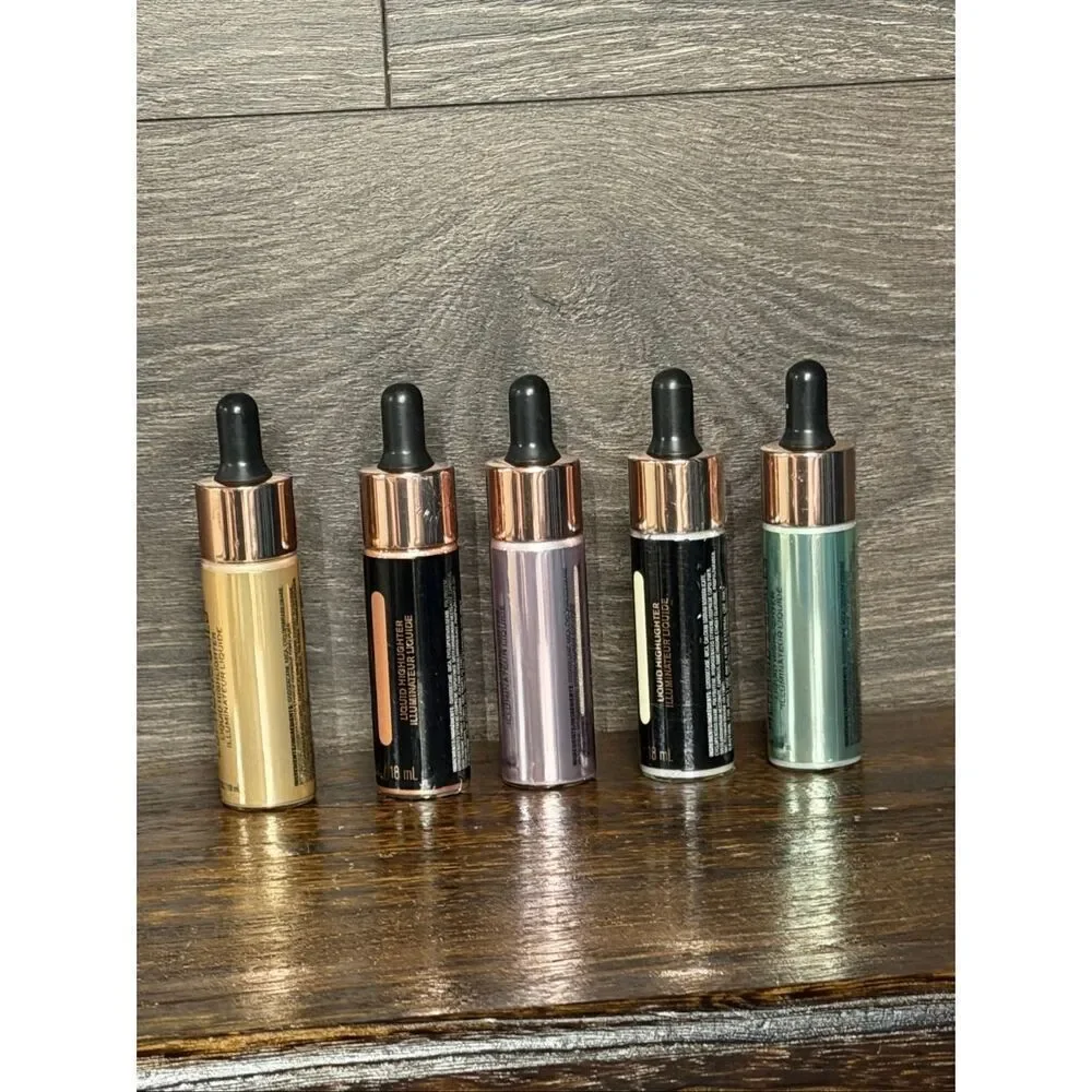 Makeup Revolution Liquid Highlighter Bundle – Set of 5 ✨ Brand NEW & Sealed